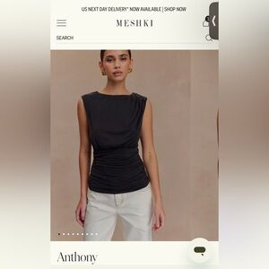 Meshki Anthony Black Top